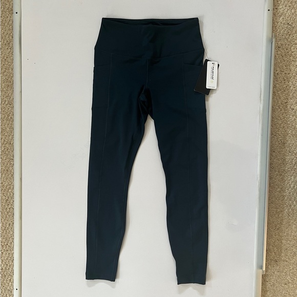 Cold Gear High Waist Fleece Lined Legging with Side Pockets - Picture 2 of 8